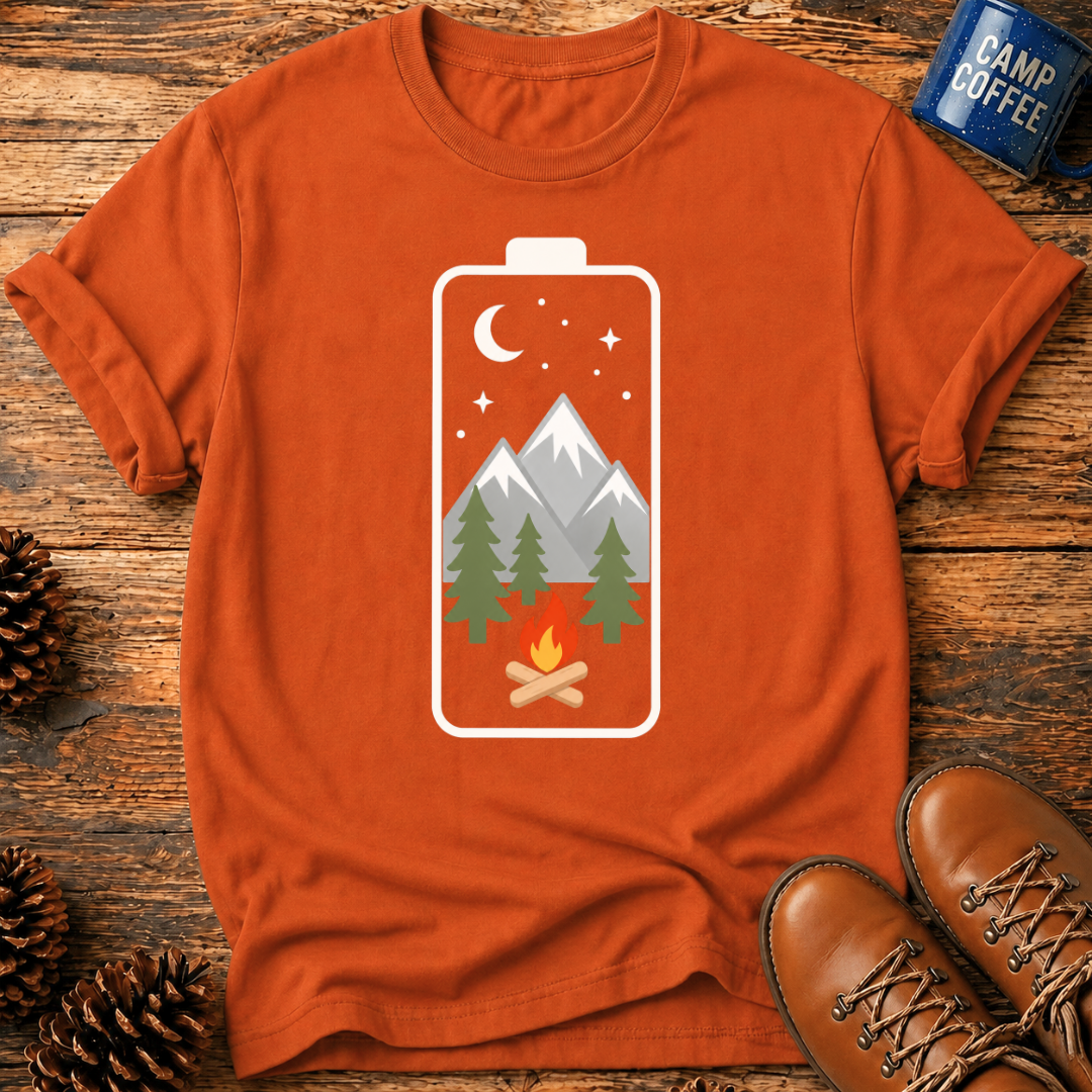 Campfire Battery T‑Shirt