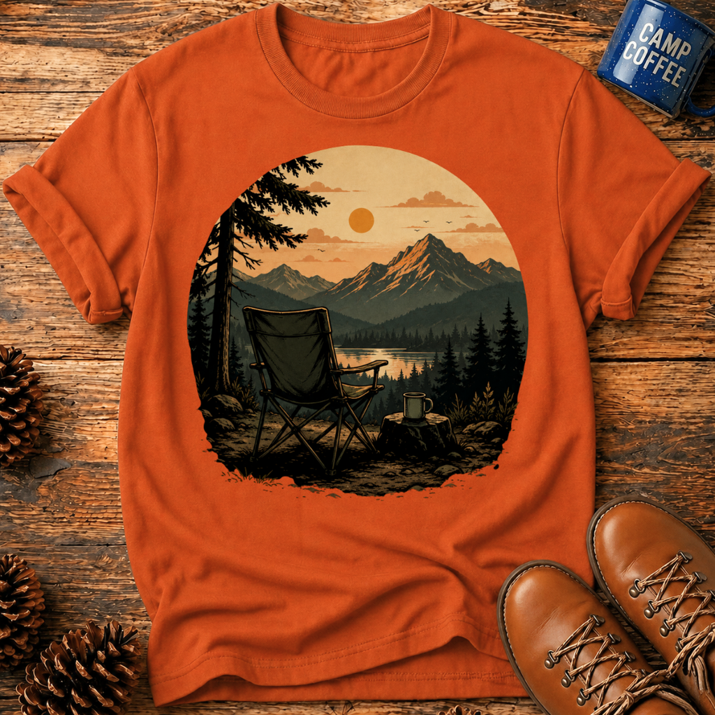 Camping Sunset T-Shirt