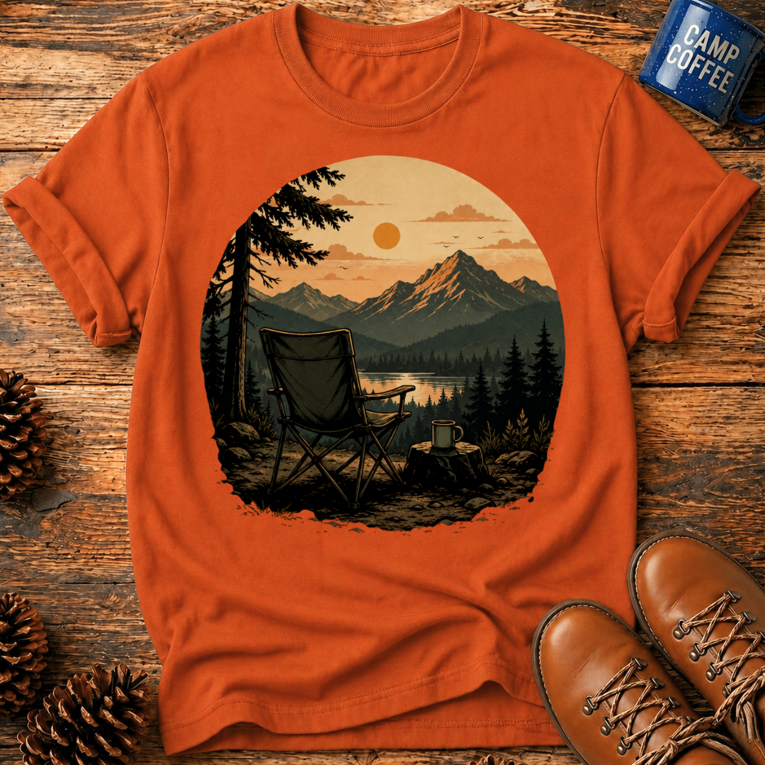Camping Sunset T-Shirt