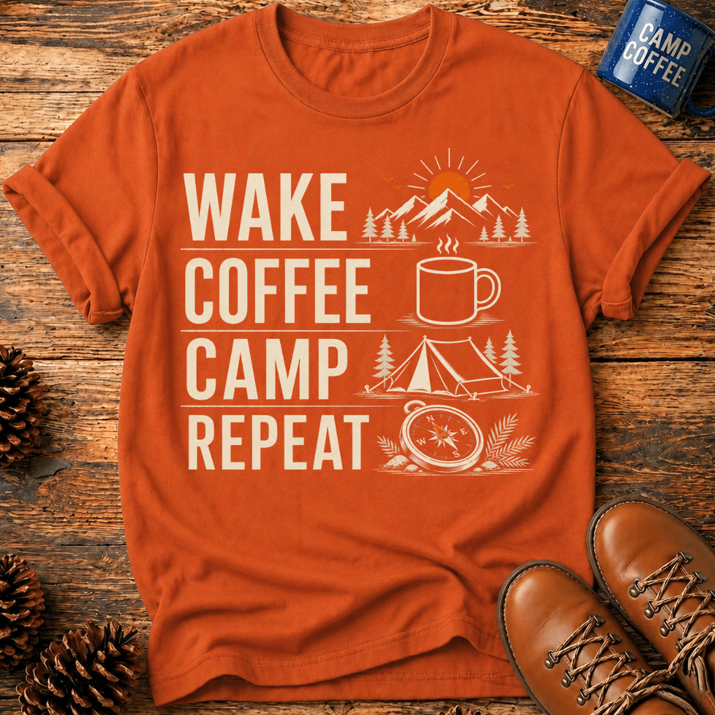 Wake Coffee Camp T-Shirt