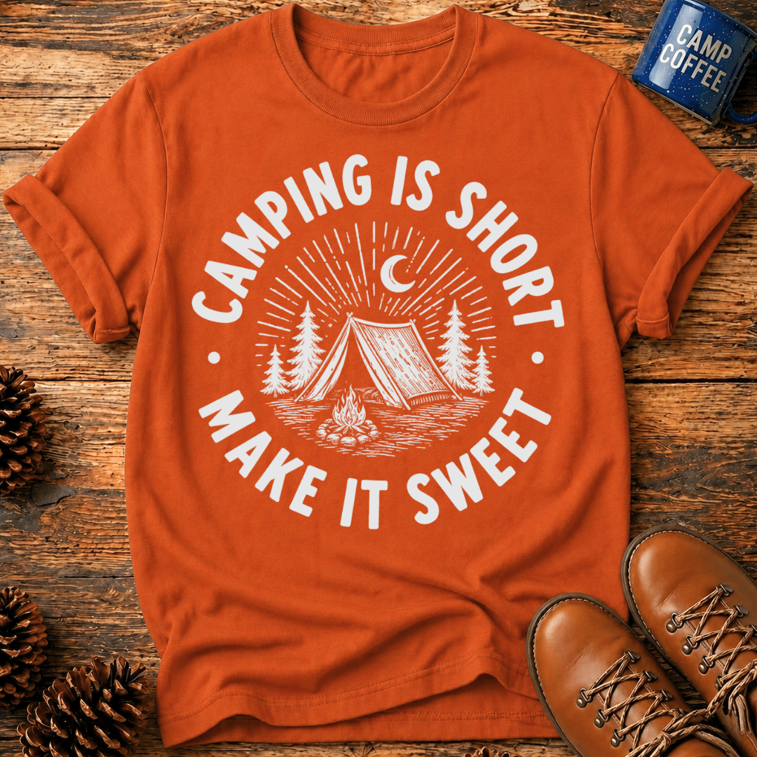 Camping Is Short T‑Shirt