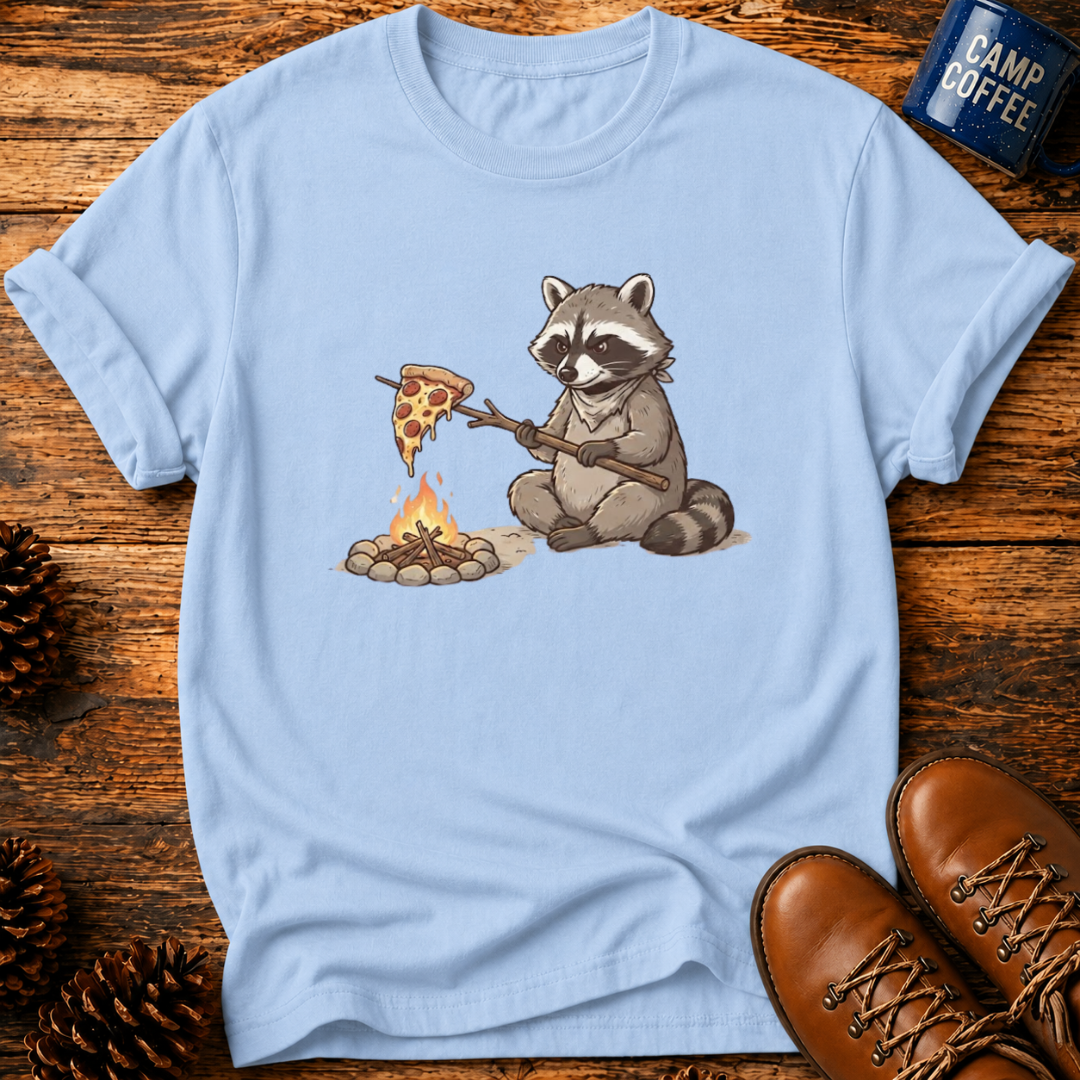 Campfire Raccoon T-Shirt