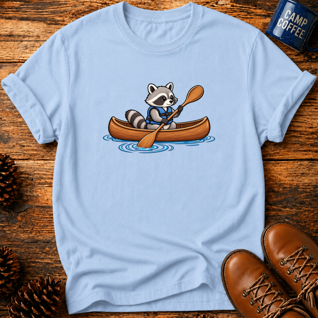 Raccoon Canoe T-Shirt