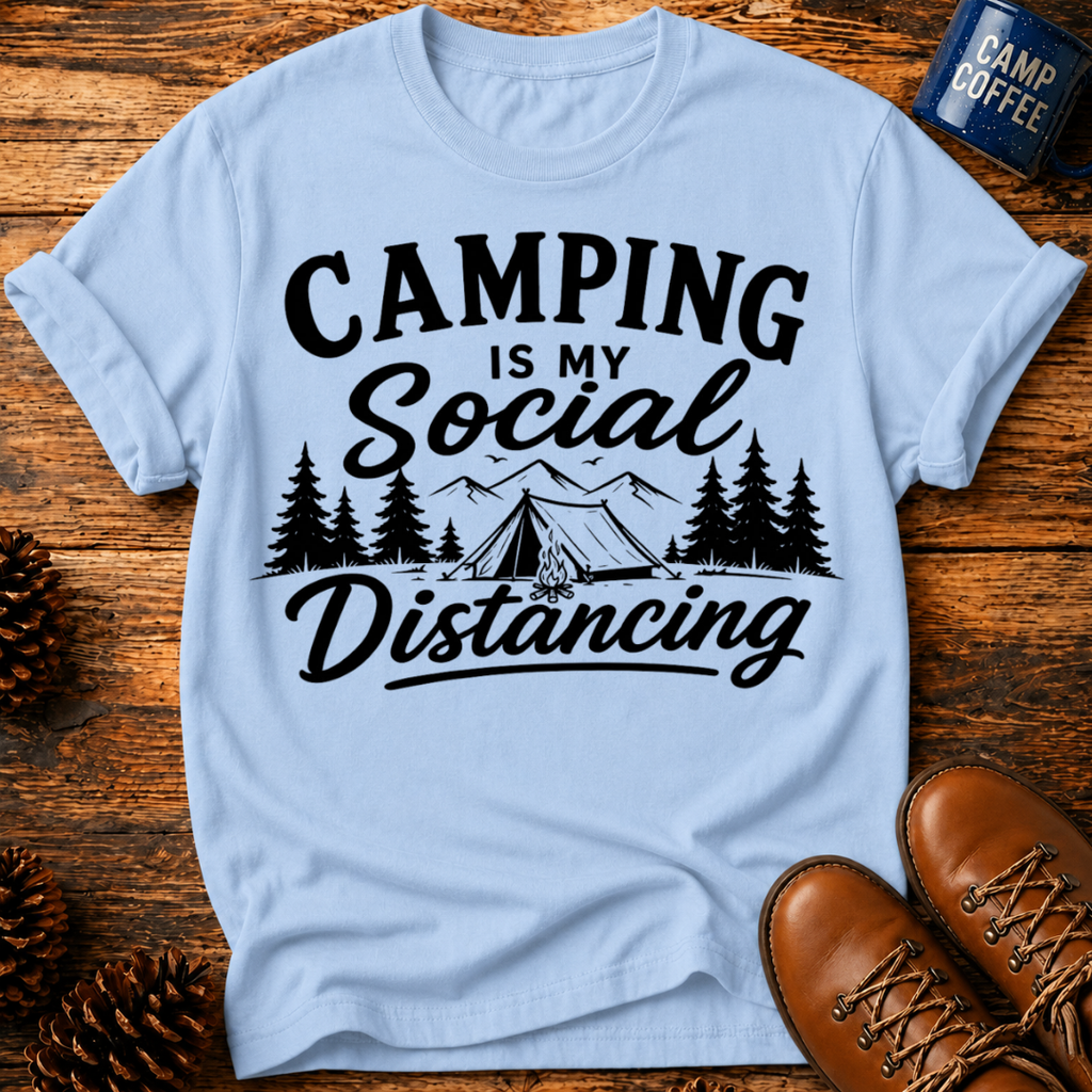 Camping Distancing T-Shirt