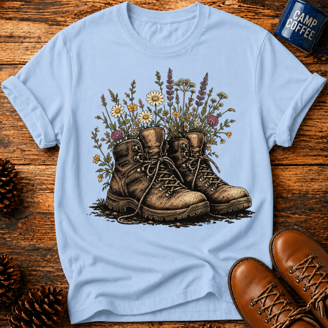 Boots & Wildflowers T‑Shirt