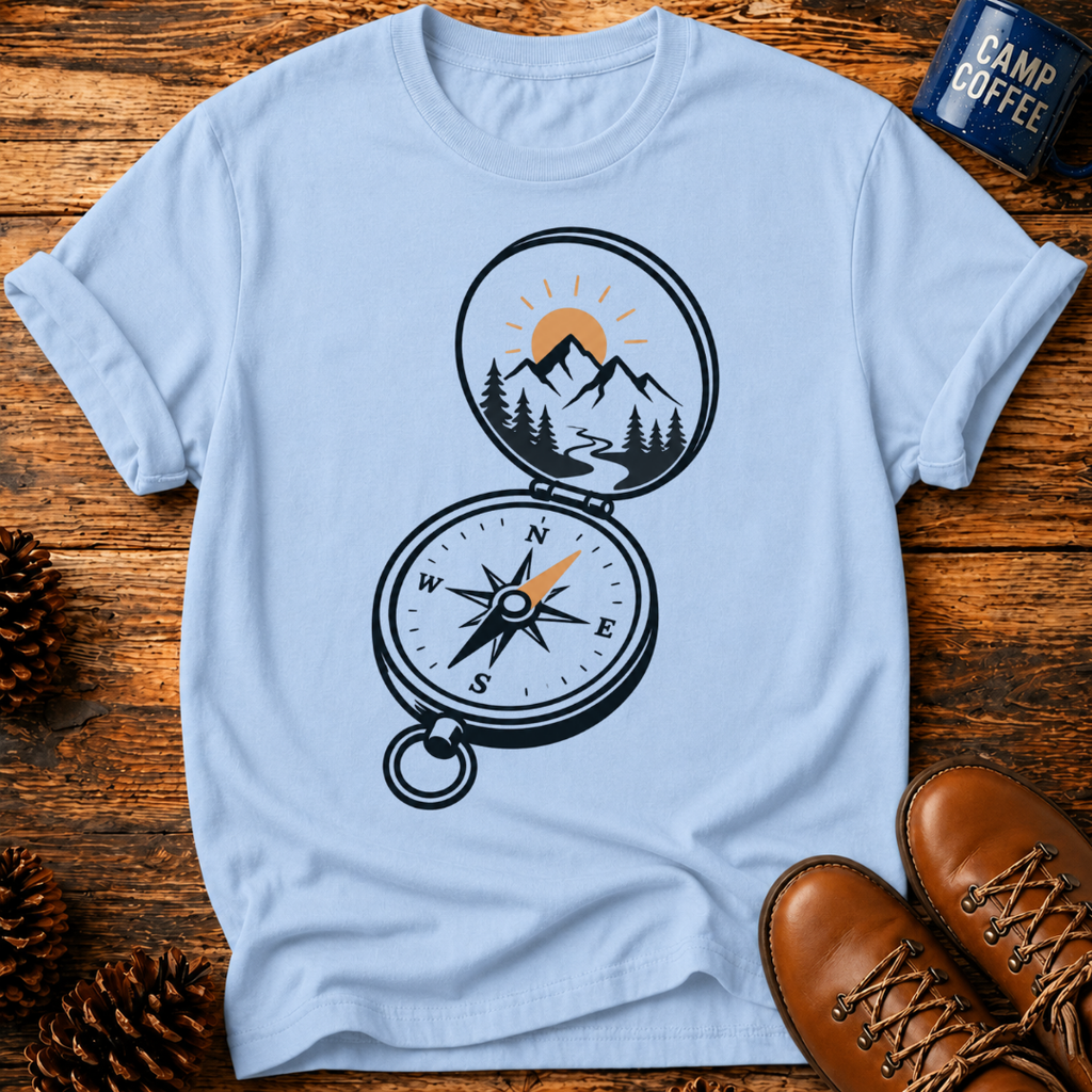 Compass Mountain T‑Shirt
