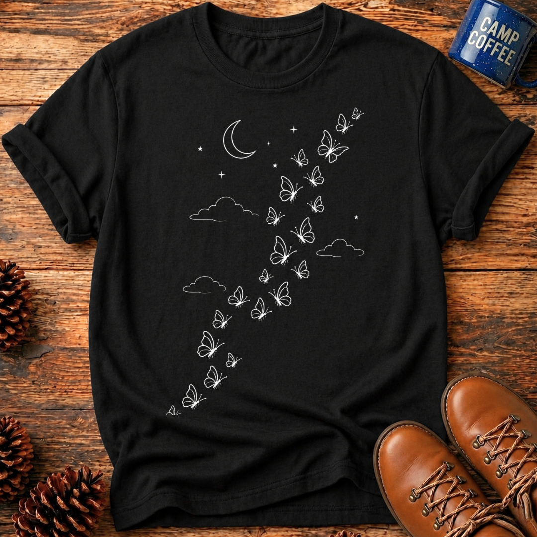 Moonlit butterflies T-Shirt