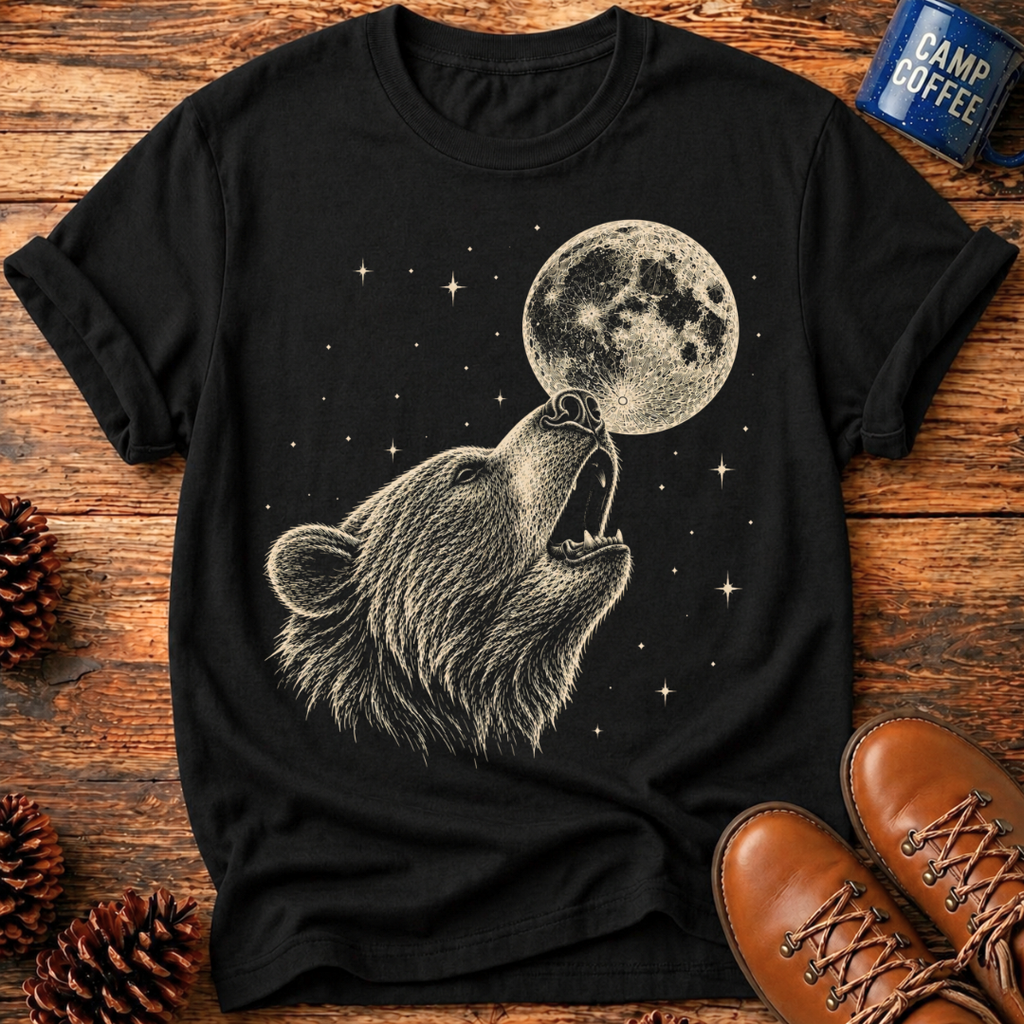 Bear Howl Moon T-Shirt