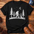 Bigfoot Forest Night T-Shirt