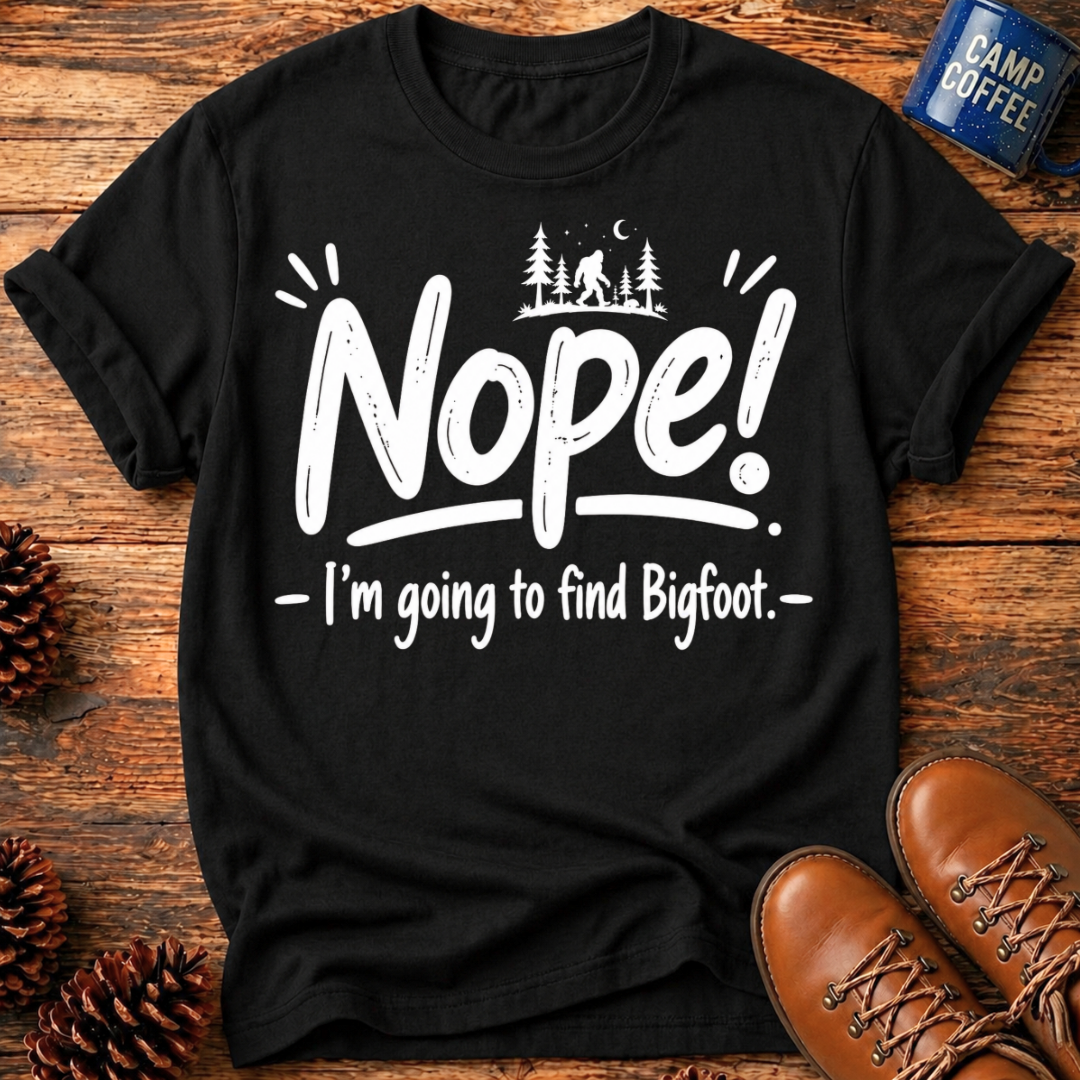 Nope! Bigfoot T-Shirt