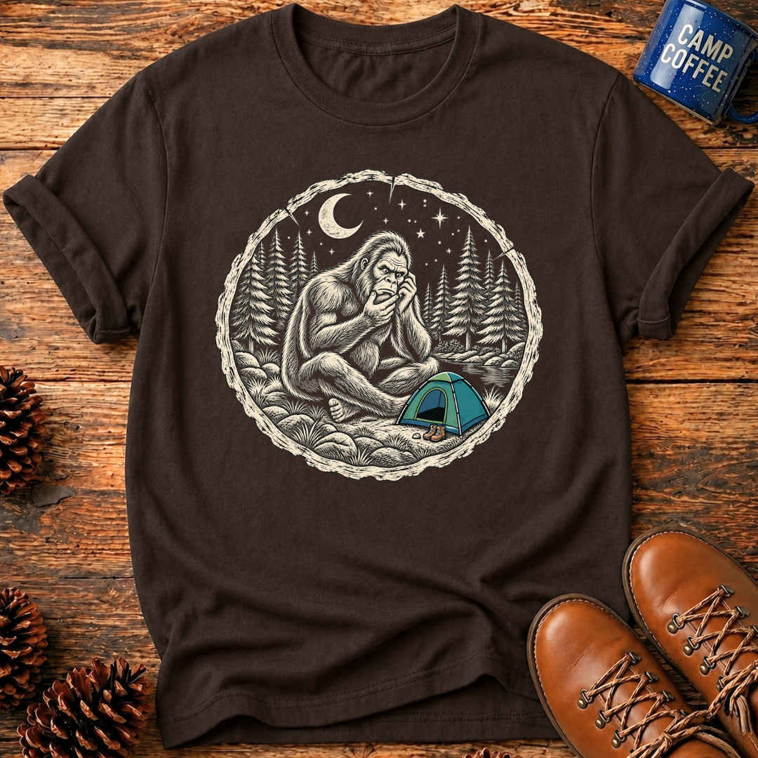 Bigfoot Camping T‑Shirt