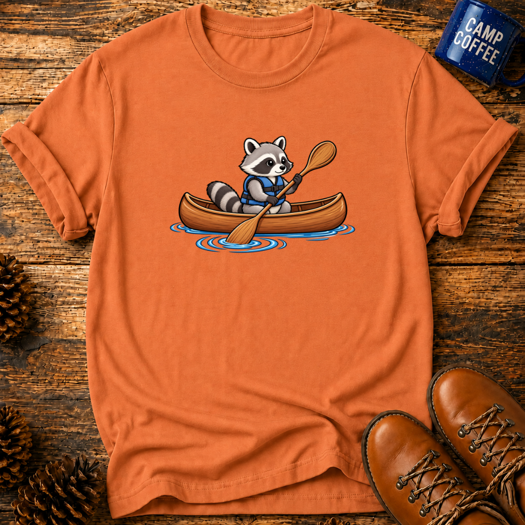 Raccoon Canoe T-Shirt