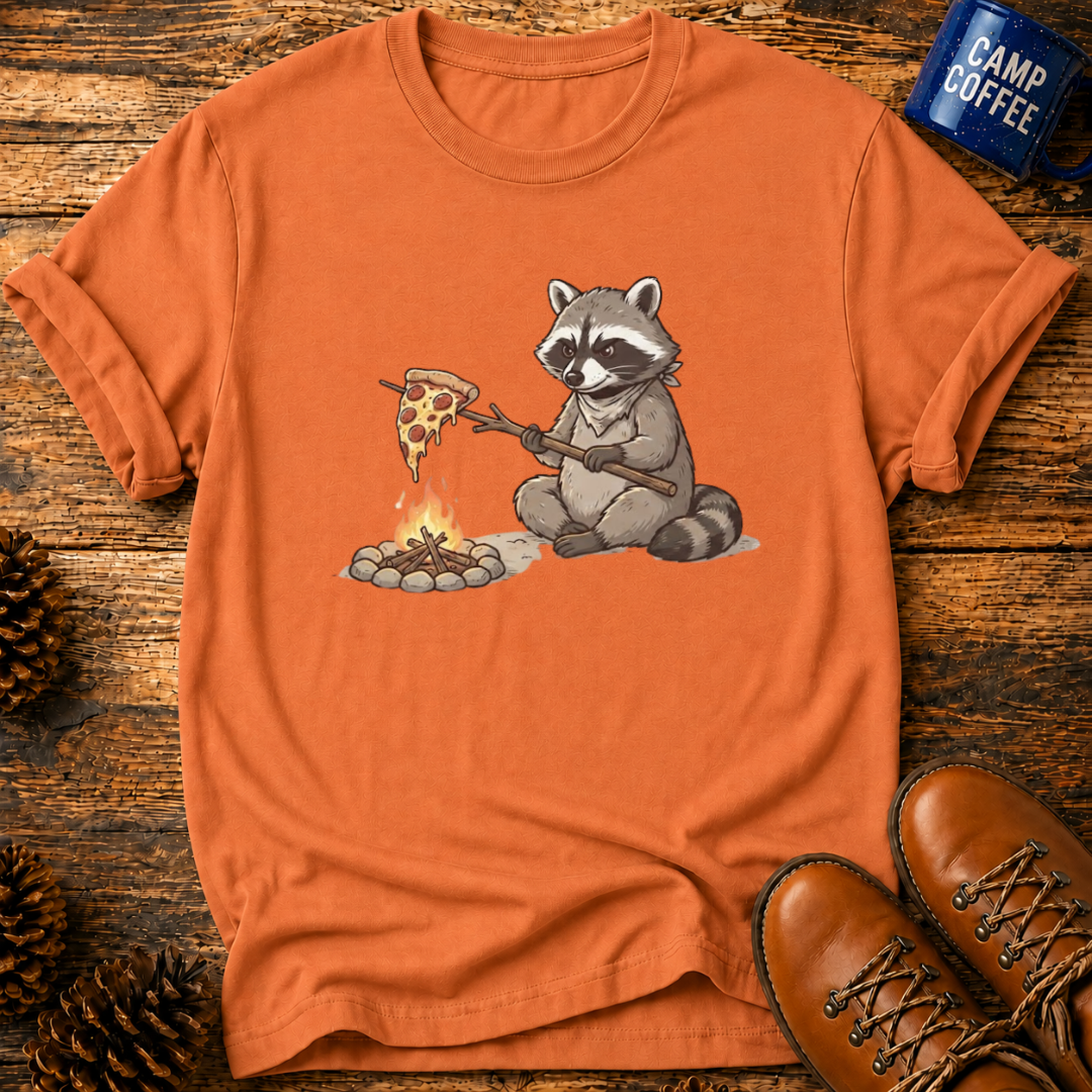 Campfire Raccoon T-Shirt