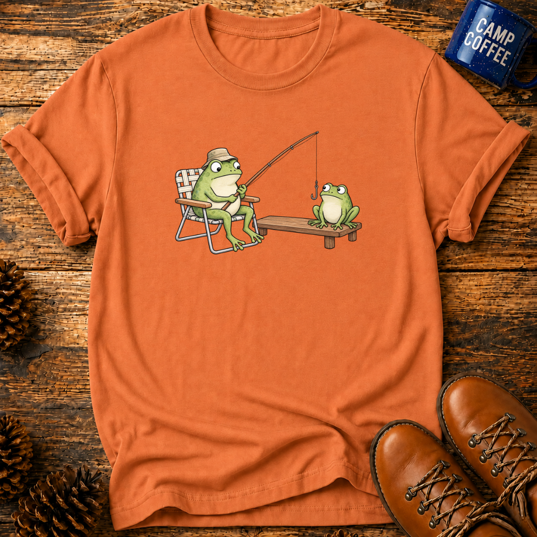 Frog Fishing T‑Shirt