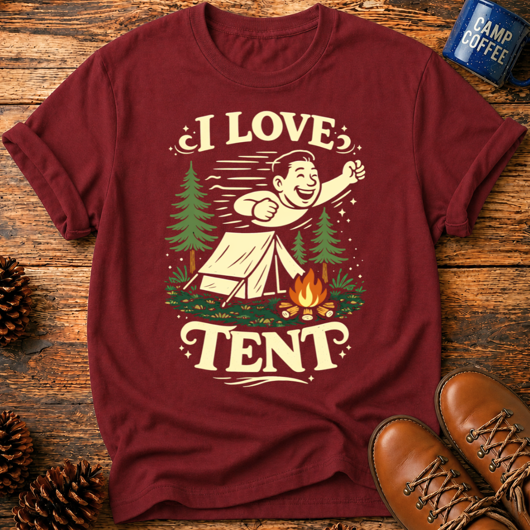 I Love Tent T‑Shirt