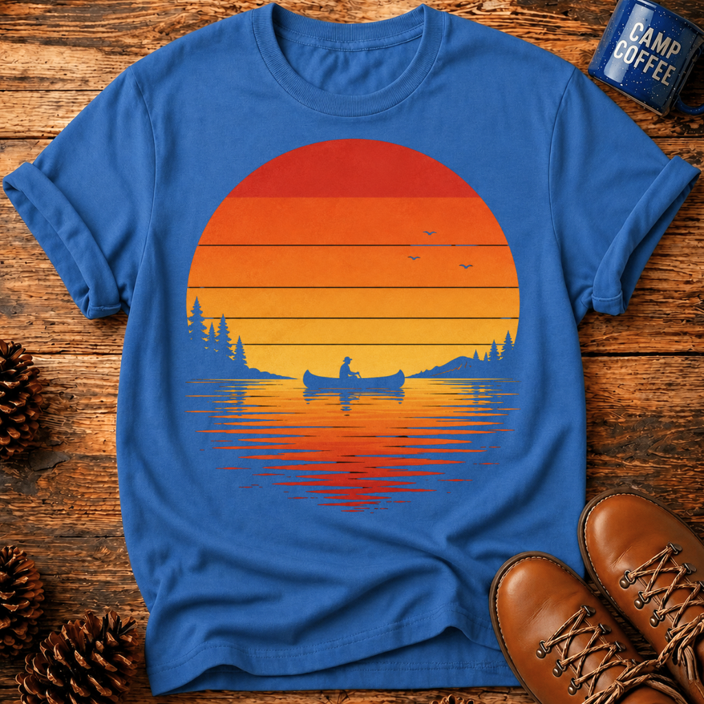 Canoe Sunset T-Shirt