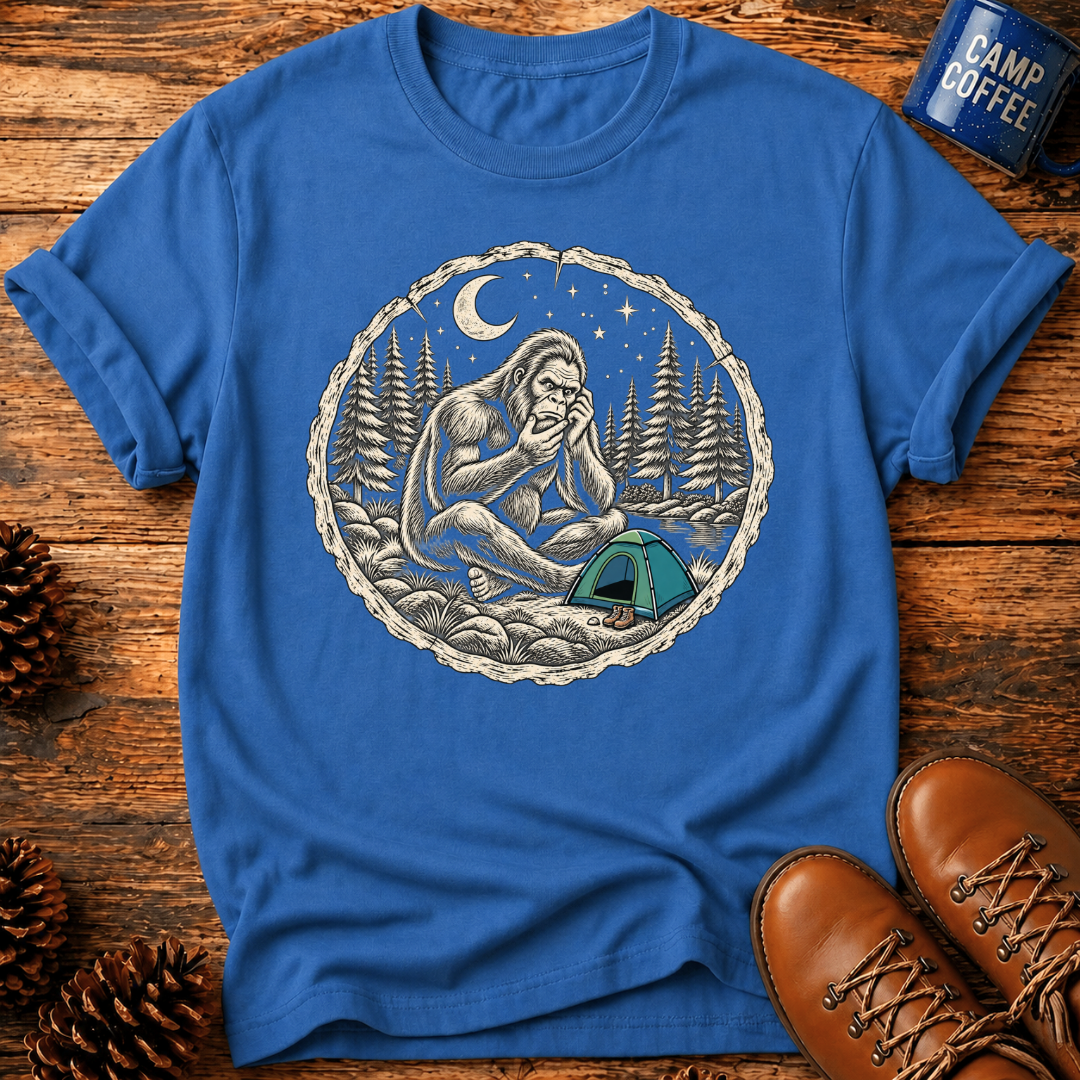 Bigfoot Camping T‑Shirt
