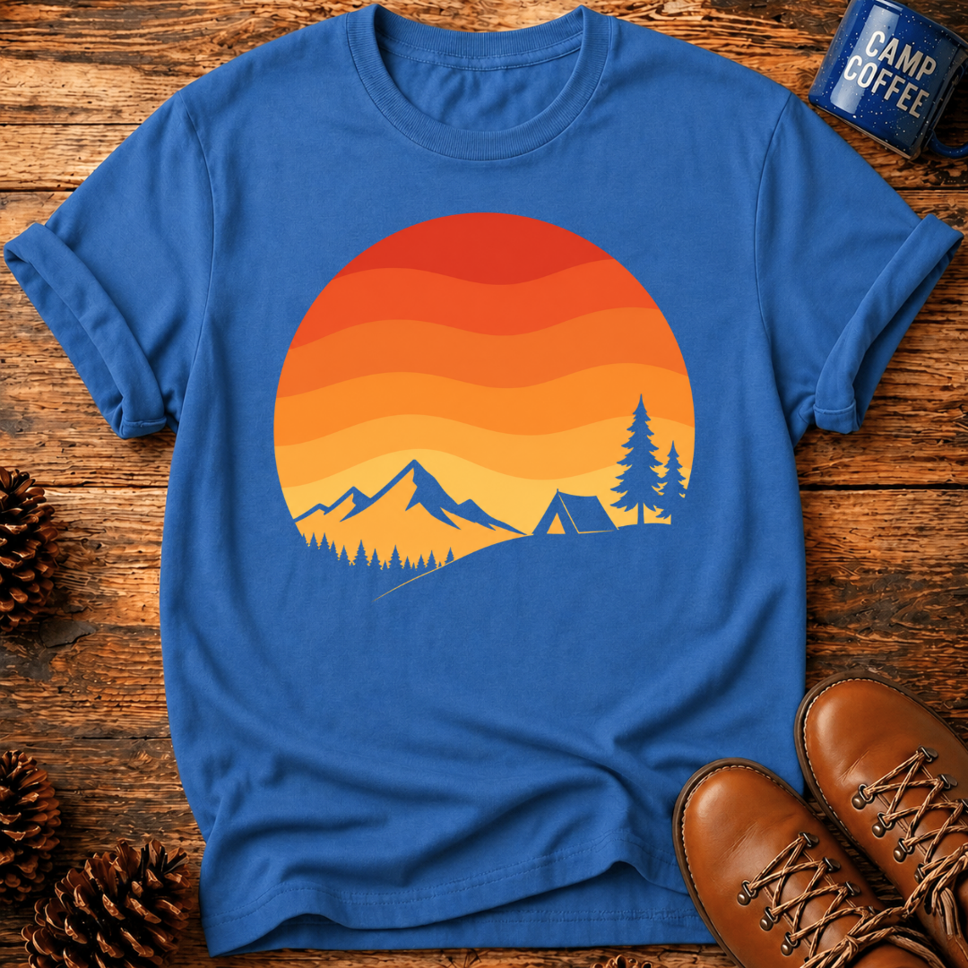 Camping Sunset T-Shirt