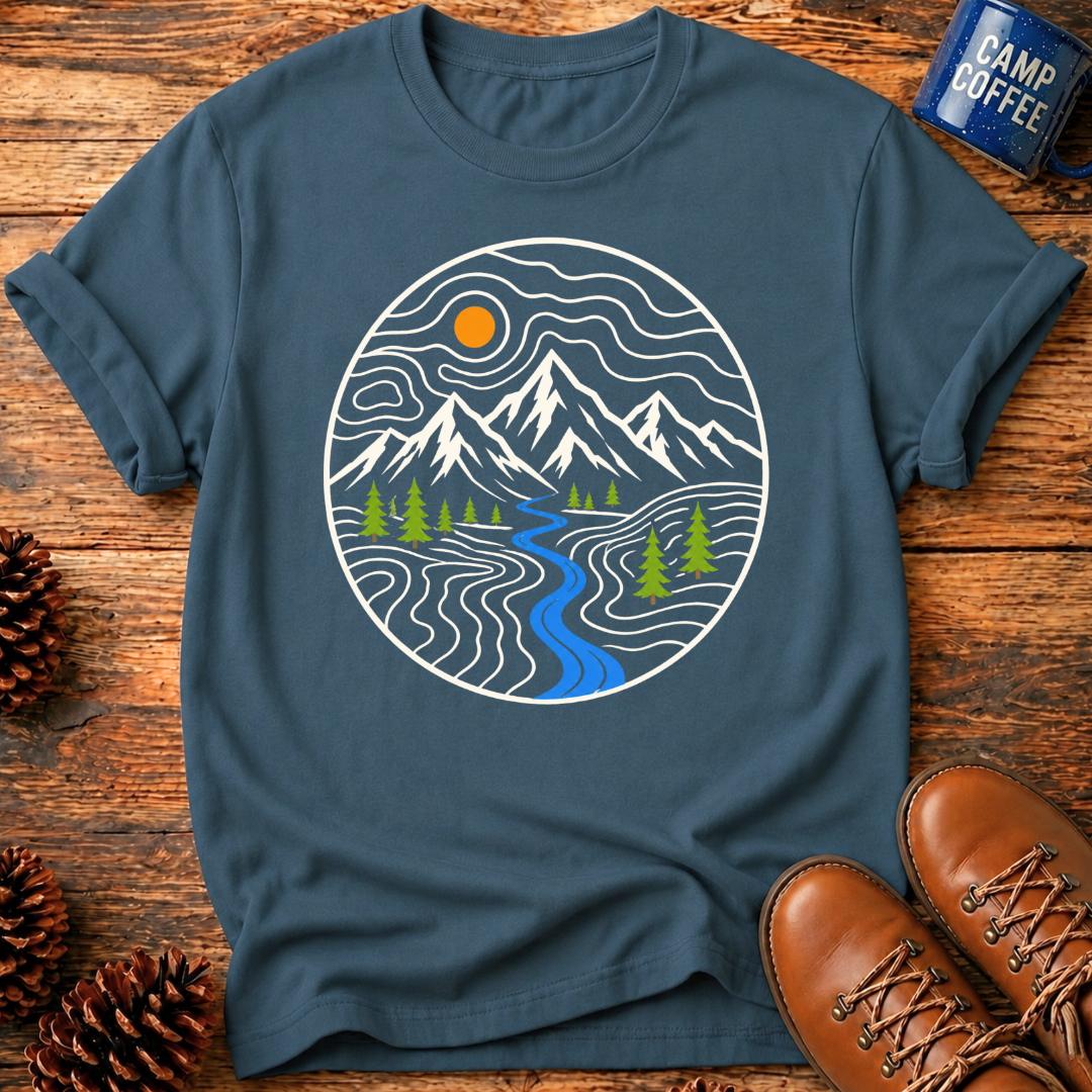 Mountain River T‑Shirt