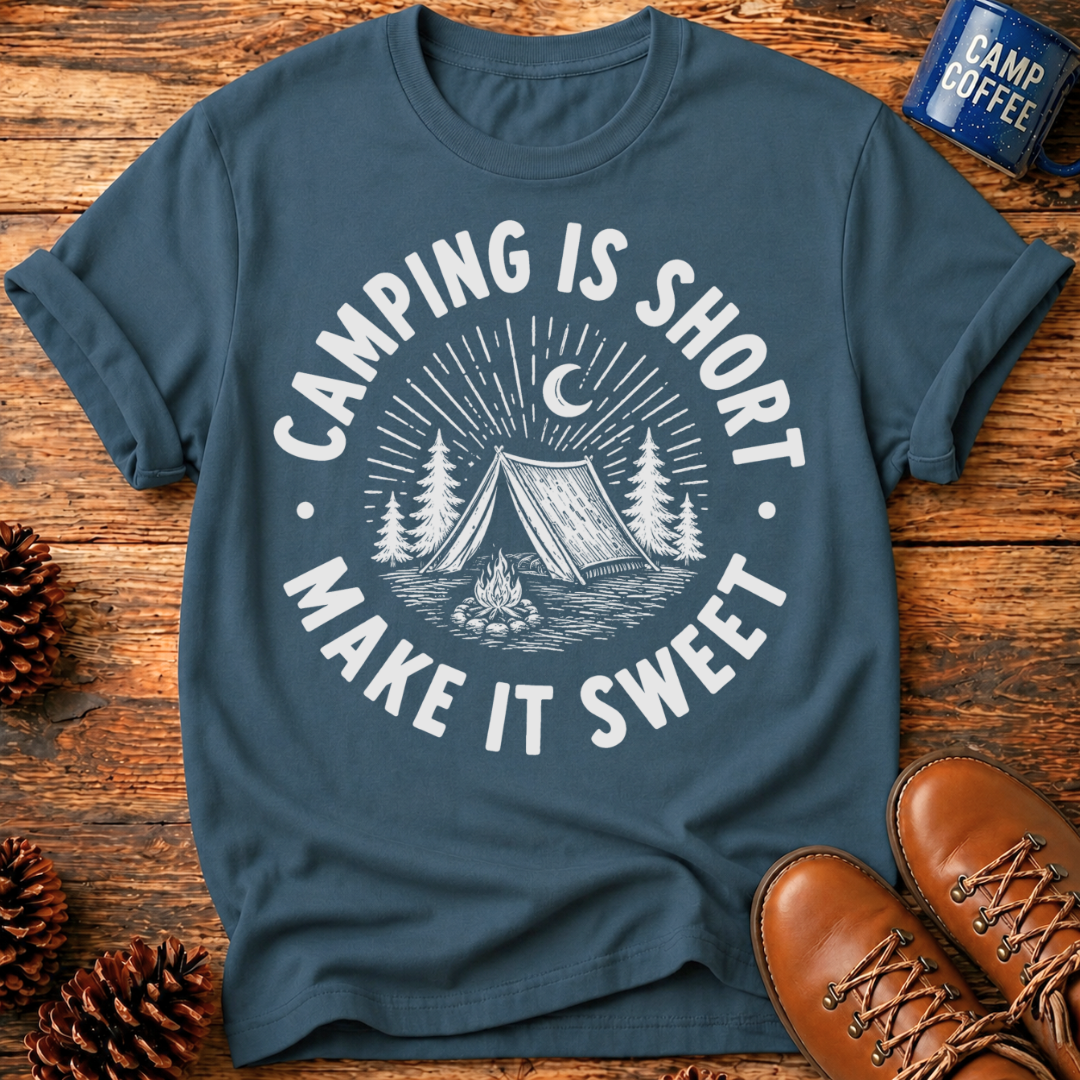 Camping Is Short T‑Shirt