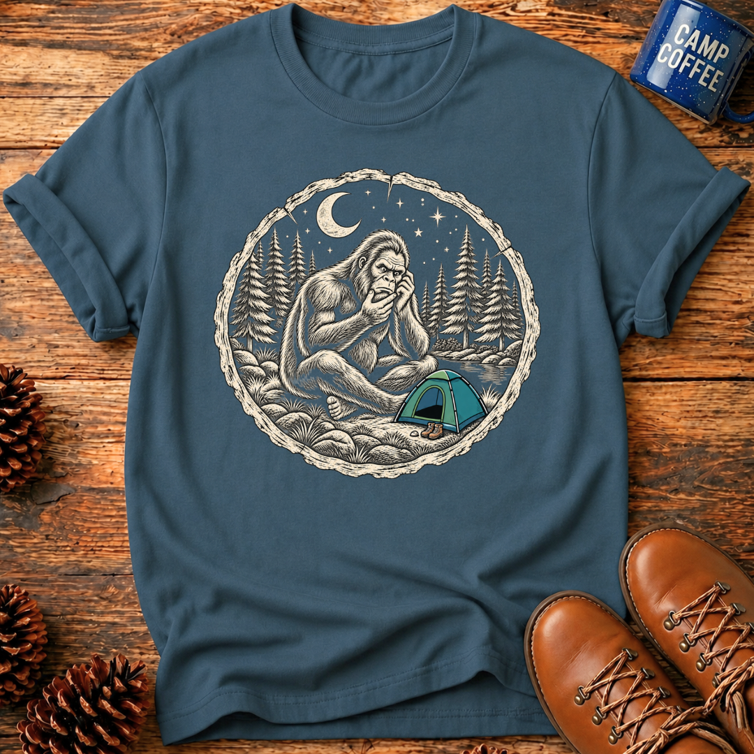 Bigfoot Camping T‑Shirt