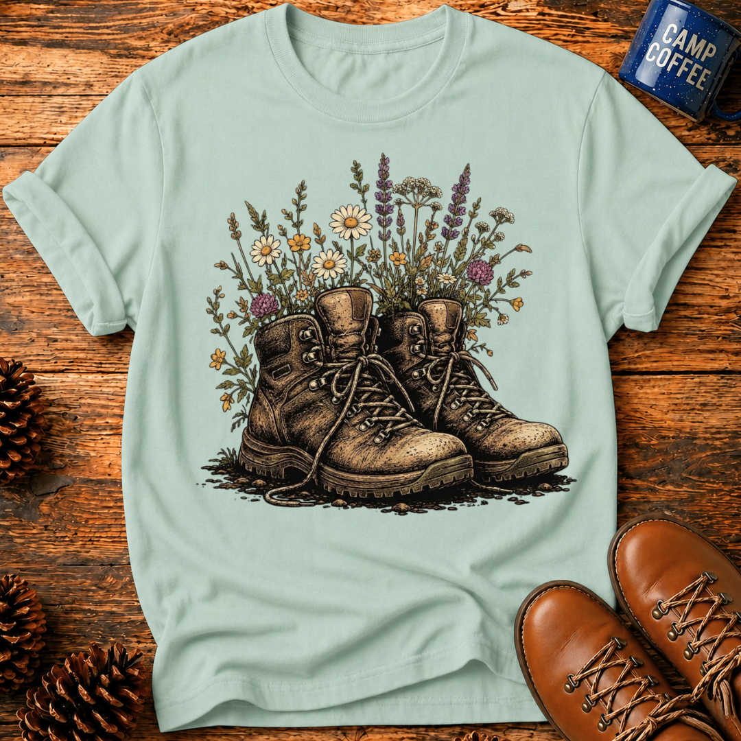 Boots & Wildflowers T‑Shirt