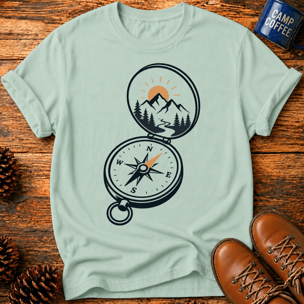 Compass Mountain T‑Shirt