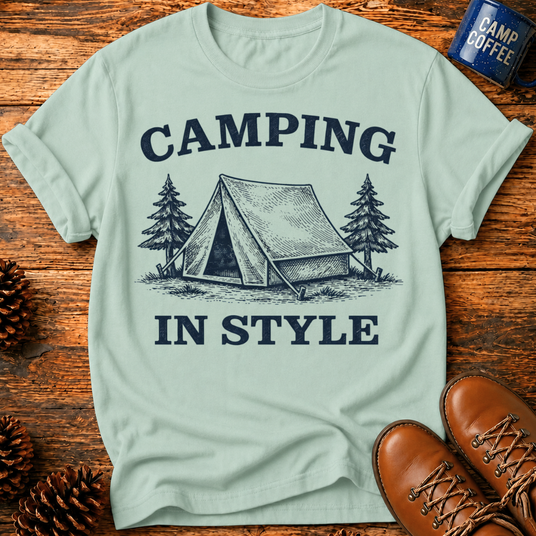 Camping In Style T-Shirt