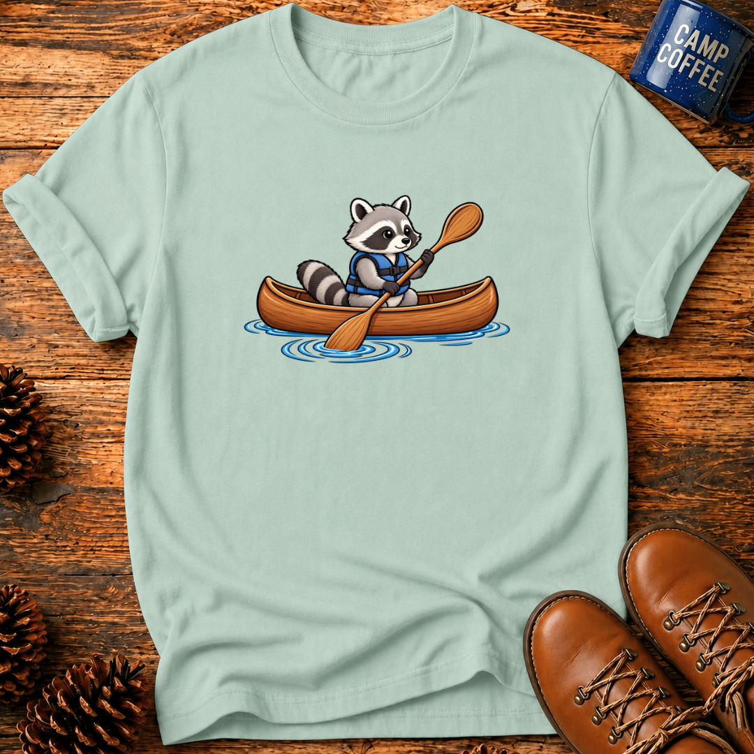 Raccoon Canoe T-Shirt