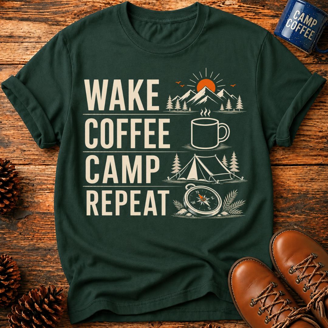 Wake Coffee Camp T-Shirt