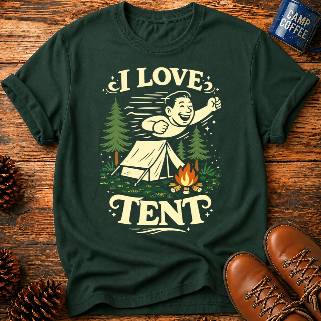 I Love Tent T‑Shirt