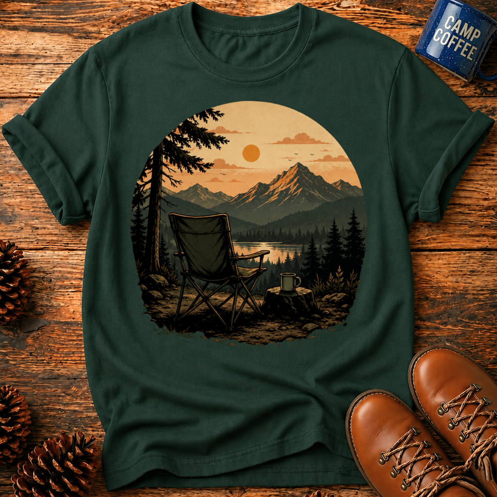 Camping Sunset T-Shirt