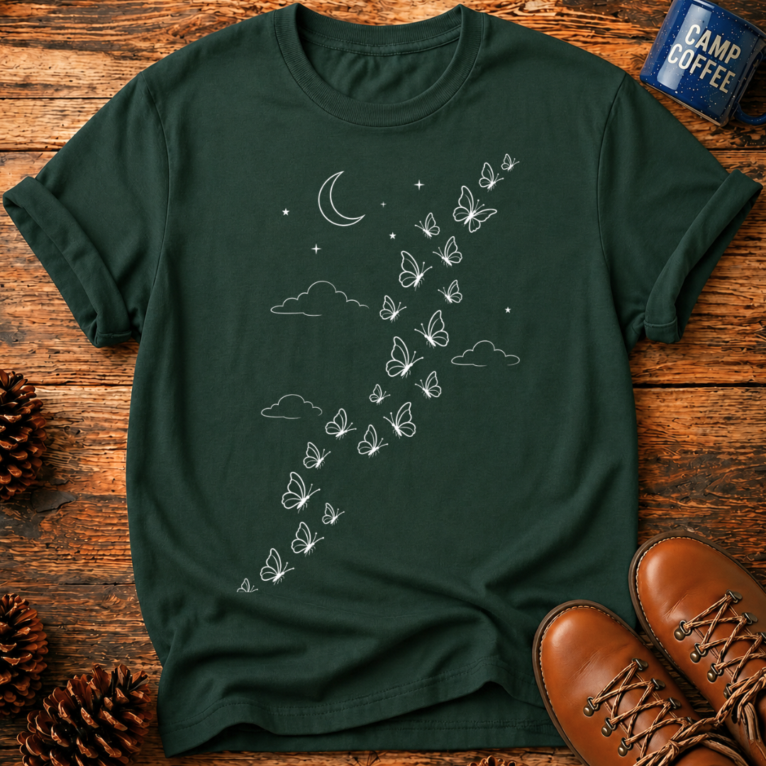 Moonlit butterflies T-Shirt