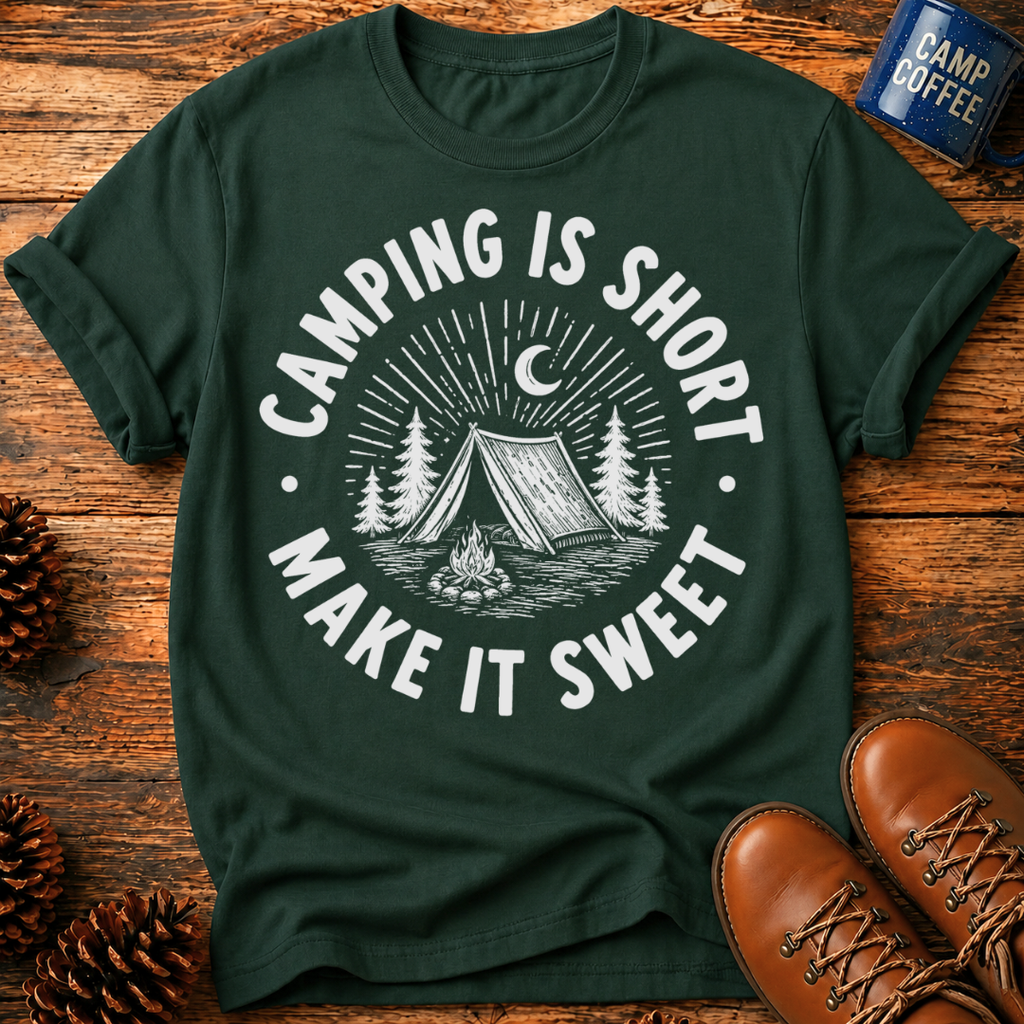 Camping Is Short T‑Shirt