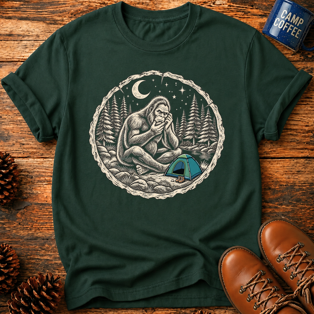 Bigfoot Camping T‑Shirt