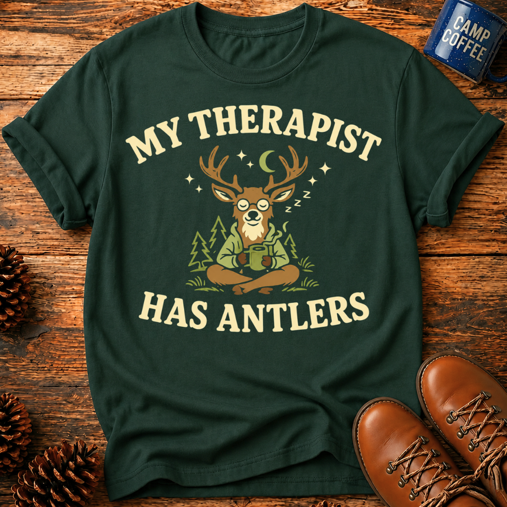 My Therapist Has Antlers T-Shirt