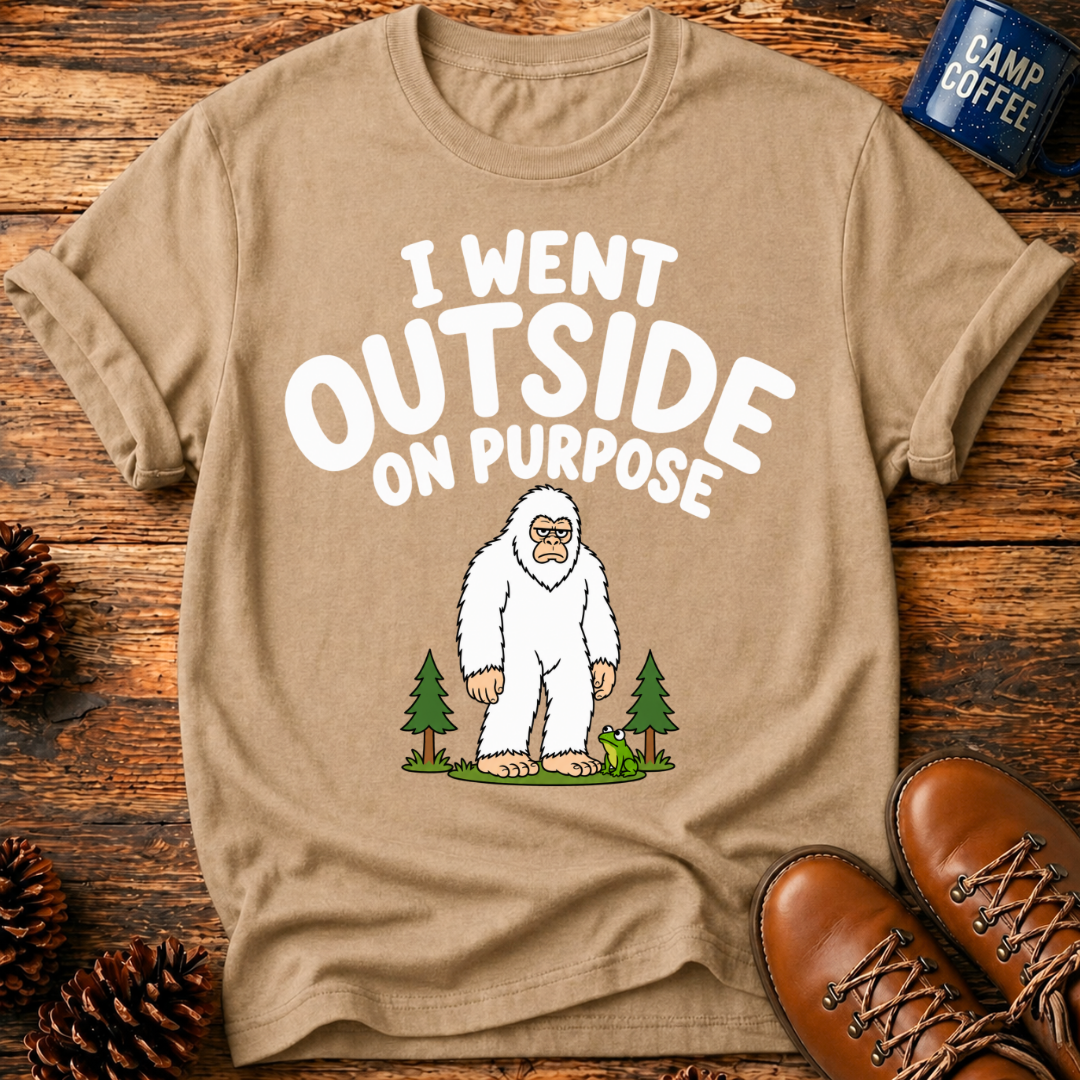 I Went Outside T‑Shirt