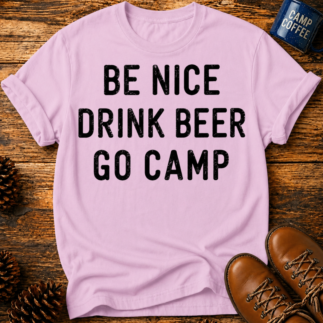 Be Nice Go Camp T-Shirt