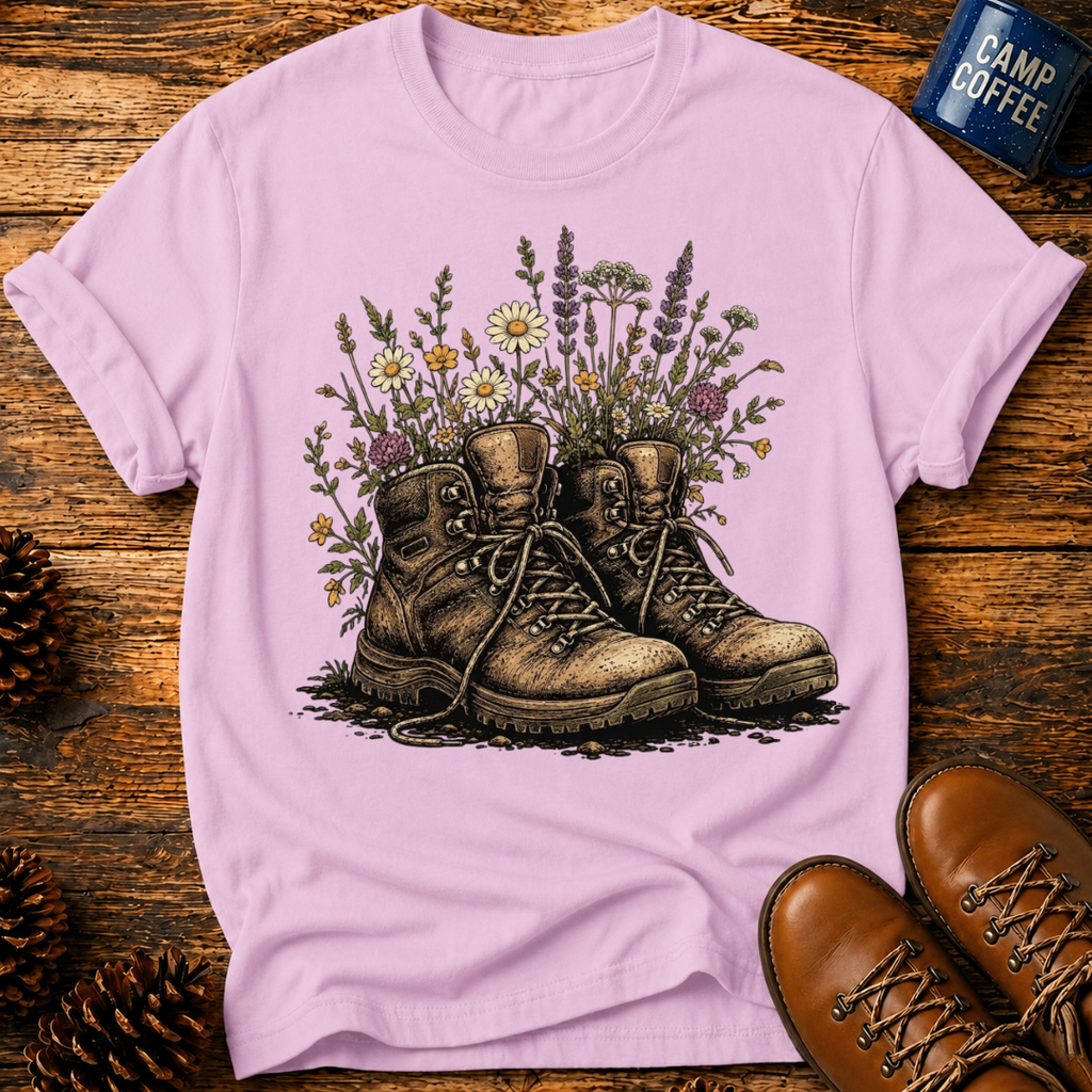 Boots & Wildflowers T‑Shirt
