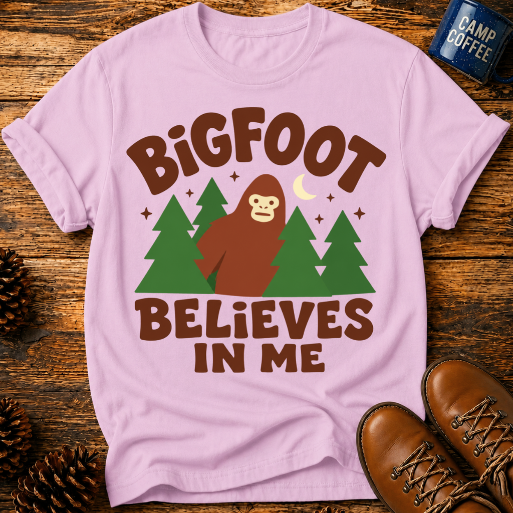 Bigfoot Believes T-Shirt