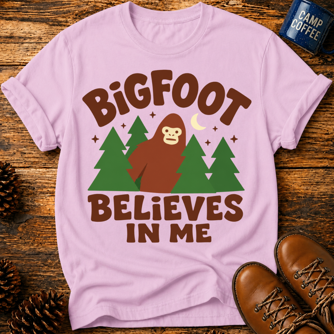 Bigfoot Believes T-Shirt