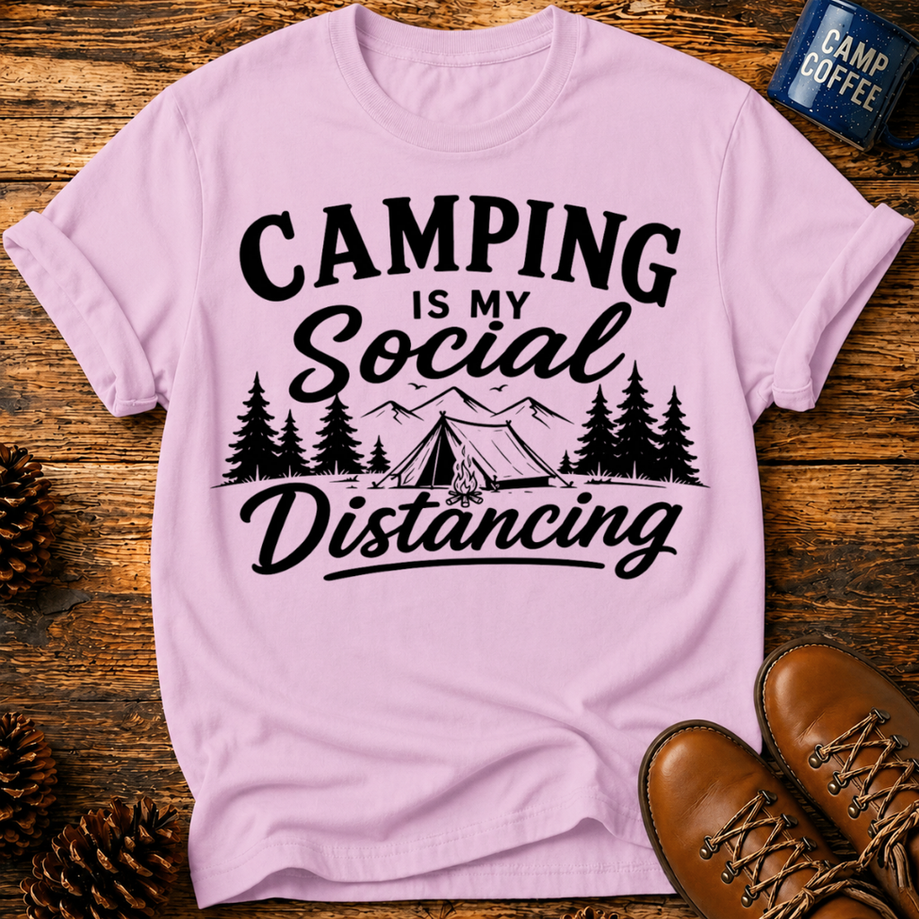 Camping Distancing T-Shirt