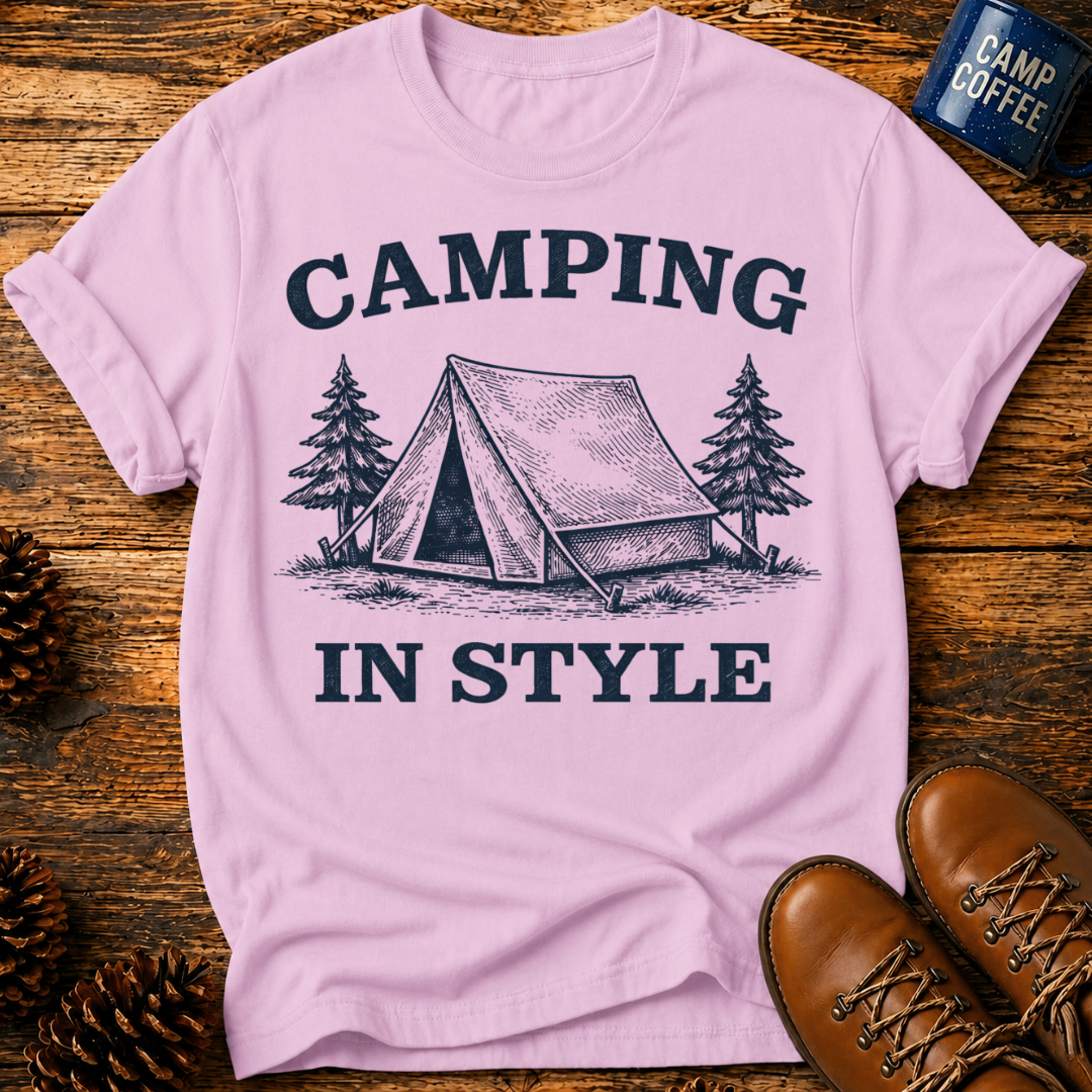 Camping In Style T-Shirt