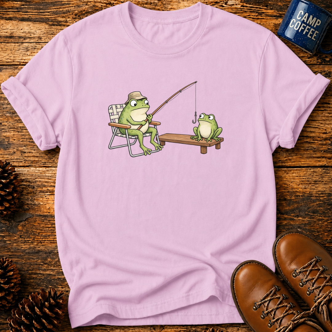 Frog Fishing T‑Shirt