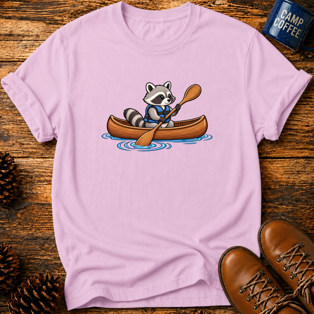 Raccoon Canoe T-Shirt