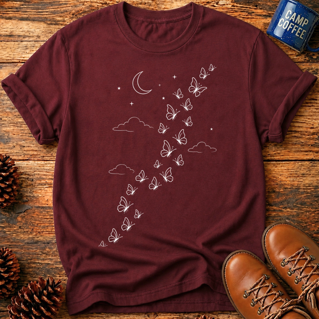 Moonlit butterflies T-Shirt