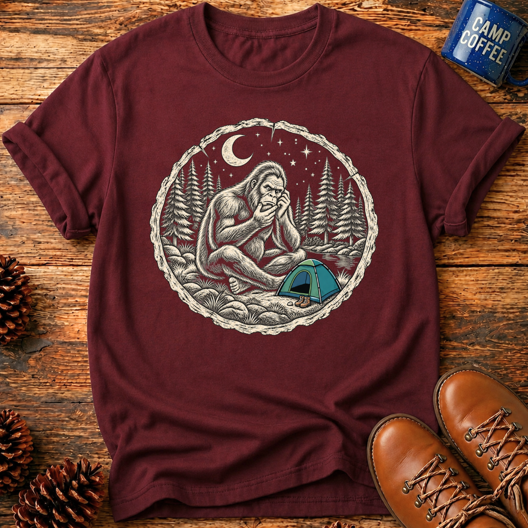 Bigfoot Camping T‑Shirt
