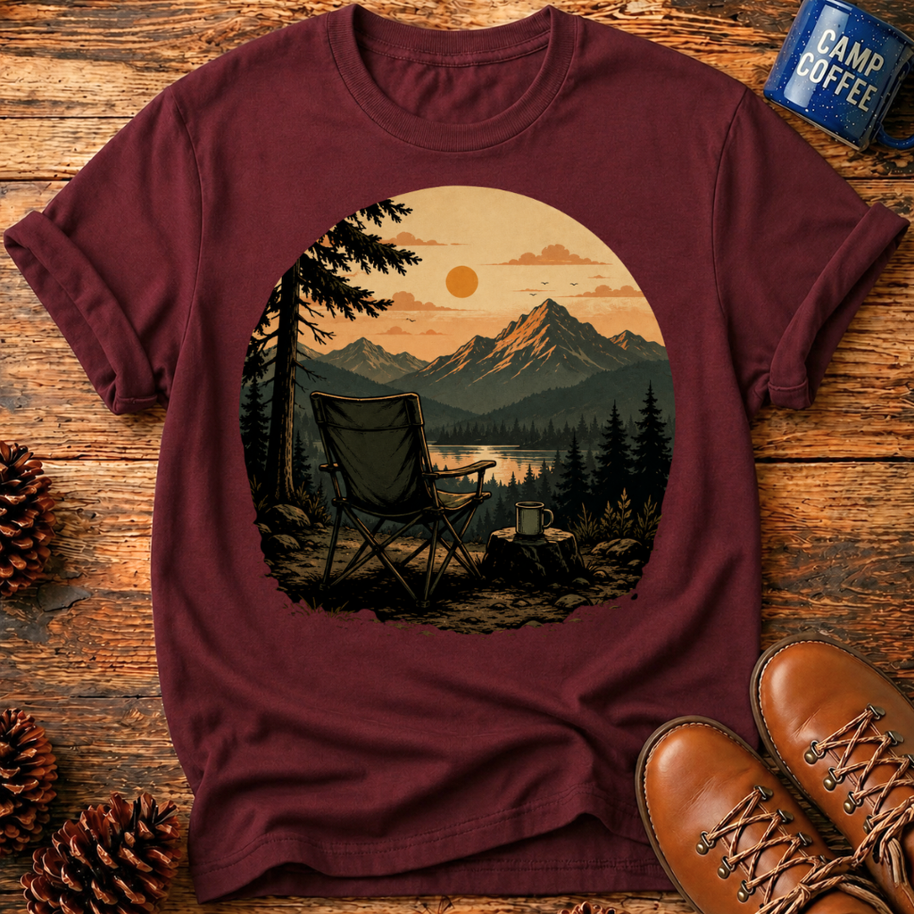 Camping Sunset T-Shirt