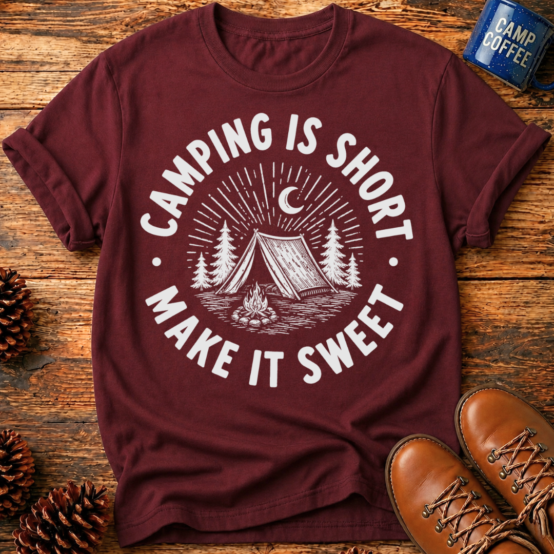 Camping Is Short T‑Shirt