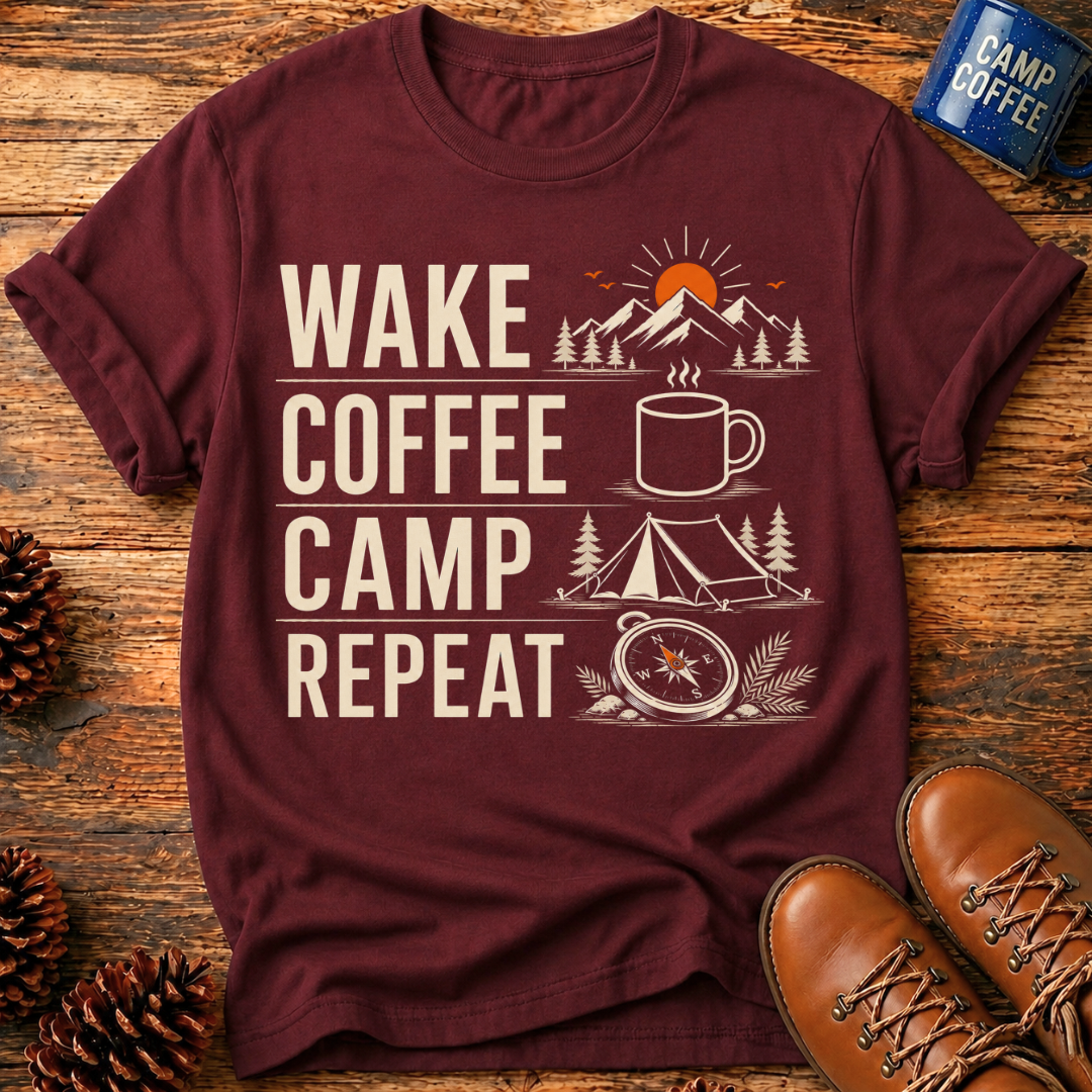 Wake Coffee Camp T-Shirt